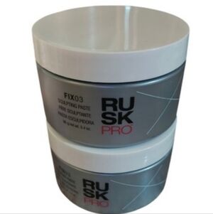 Rusk Pro FIX03 Sculpting Paste 3.4 oz Hair Styling Paste Lot of 2‎